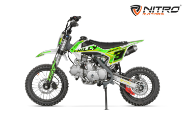 Preview: NITRO MOTORS 125cc Kinder Dirtbike CHILLY URX 14/12 4-Gang-Semi